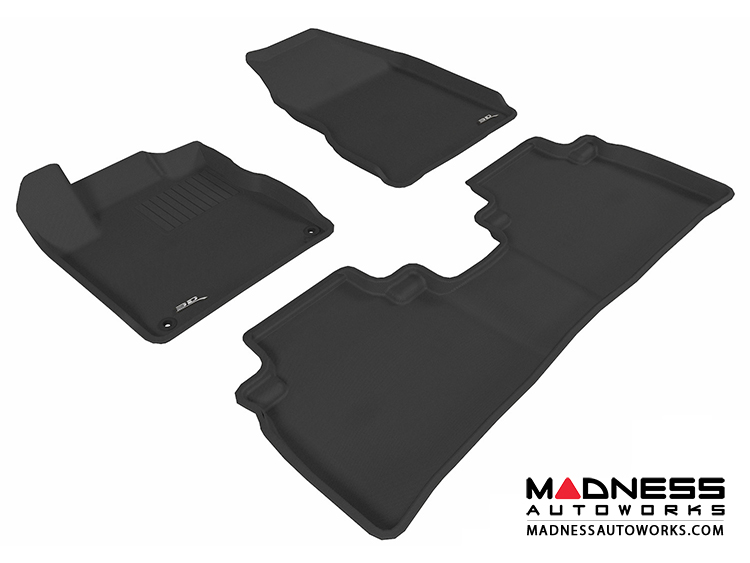 Nissan Murano Floor Mats (Set of 3) - Black by 3D MAXpider